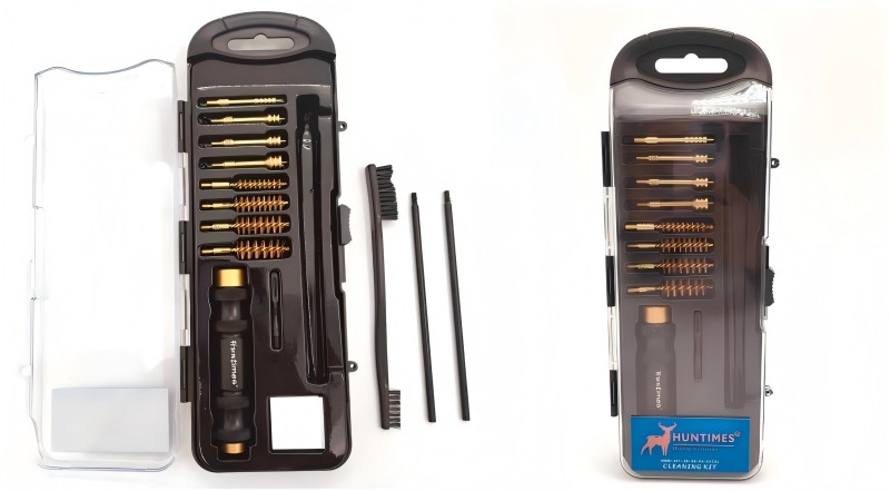 Bagaimana cara menggunakan kit pembersihan pistol?